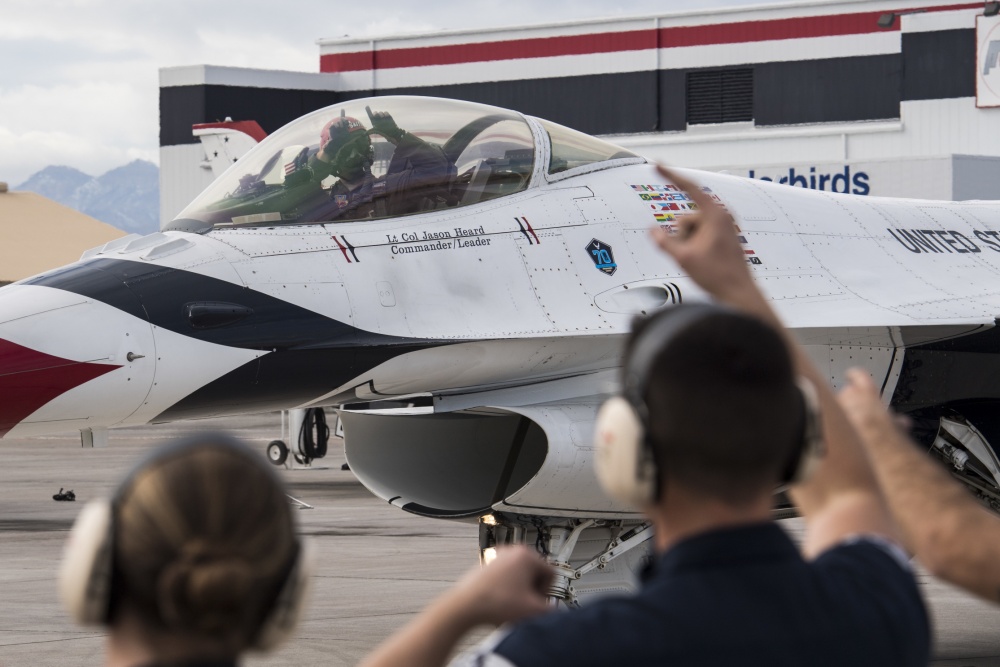 Thunderbirds Honor Air Force's 70th Anniversary Plus The 2017-18 Thunderbirds Honor Air Force's 70th Anniversary Plus The 2017-18